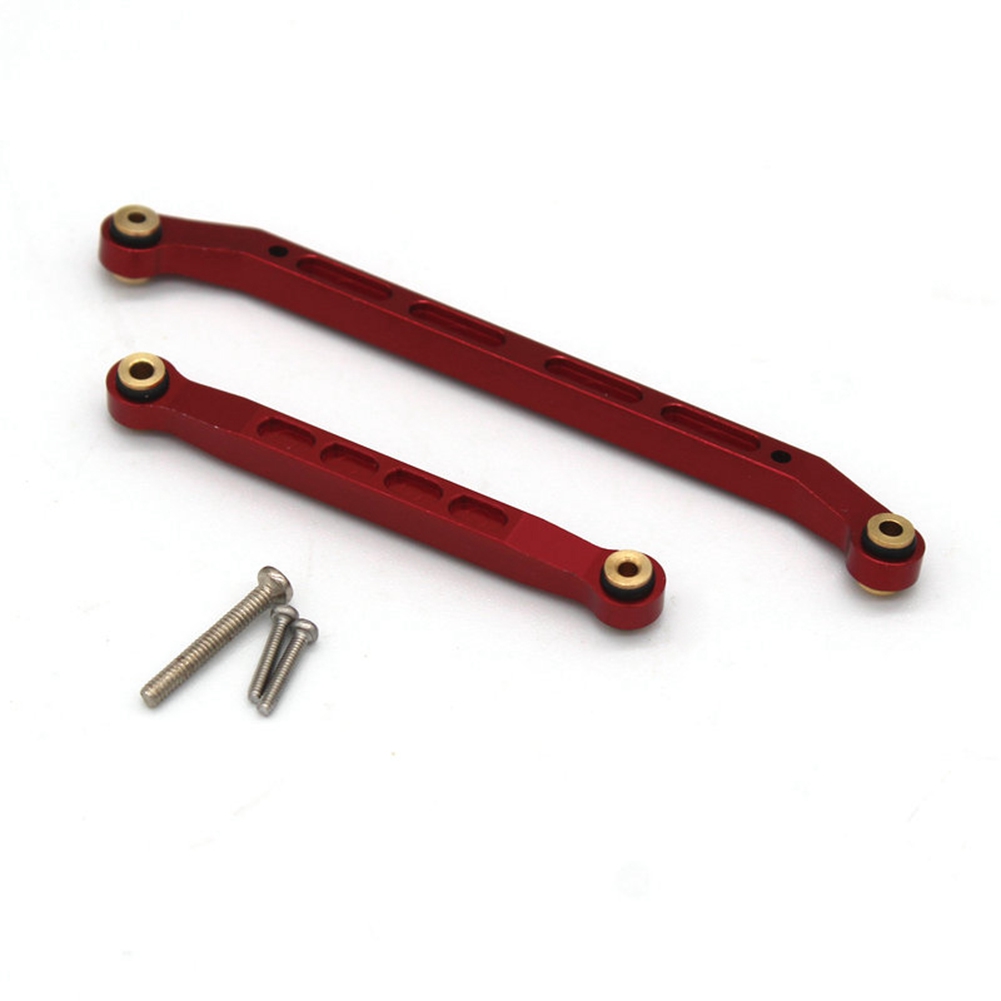 Metal Steering Rod Tie Rod Link for 1/18 FMS Cruiser Patriot Katana K10 RC Car Parts,Red