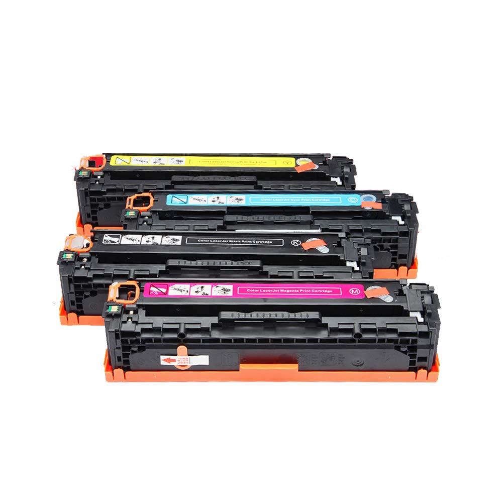 Printech/A One Compatible Toner For HP CF540A/541A/542A/543A 203A Toner Cartridge Set works with Color LaserJet Pro M254 MFP M280
