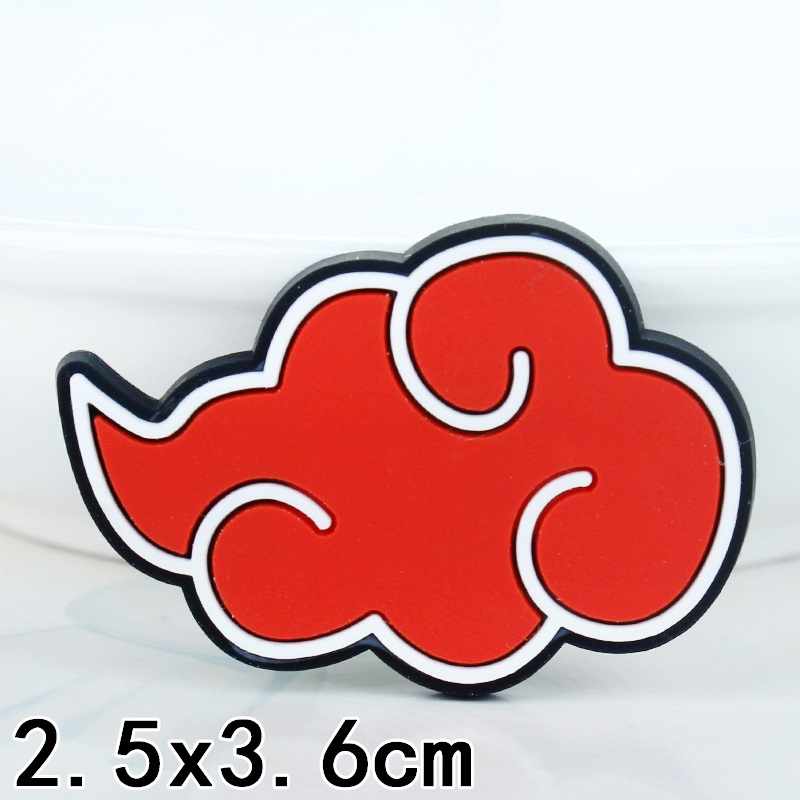 1 Pcs Anime Crocs Charms Naruto Decoration Cute Sandals Shoes Accessories Kawaii PVC Badges DIY for Boys Kids Christmas Gift Set. 