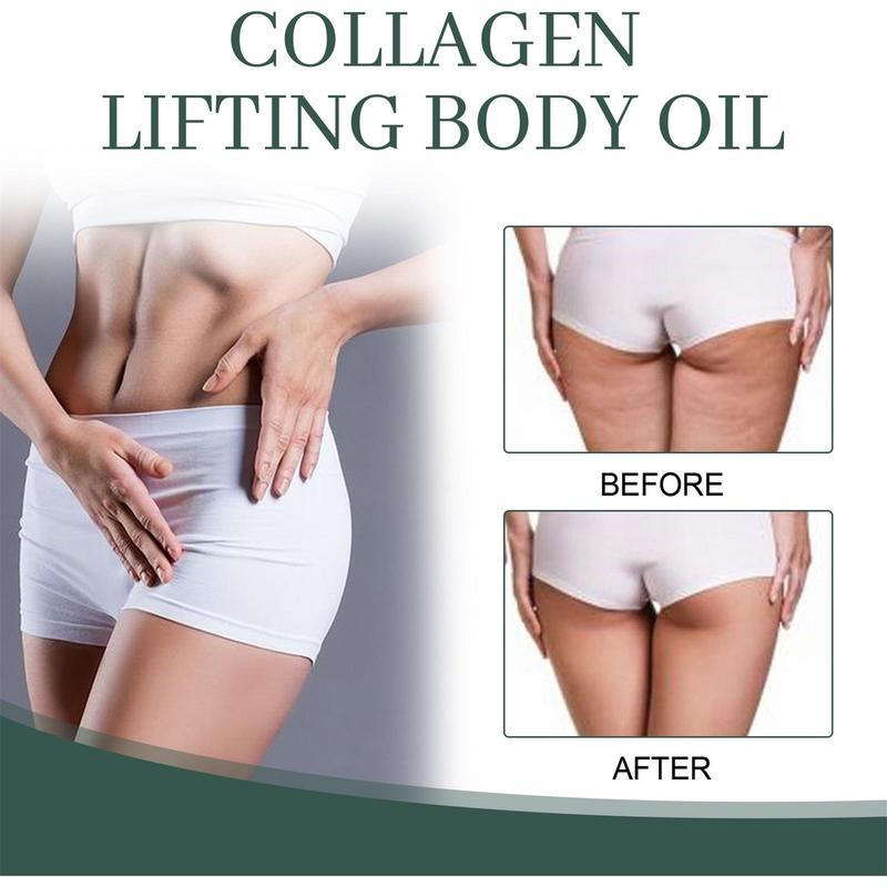 Collagen Lifting Body Oil 50ml Nourishing Hydrating Body Essential Oil Skin Care Product For Neck Shoulders Arms Thighs Legs. 