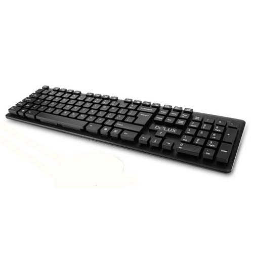 Delux KA150 USB Multimedia Keyboard. 
