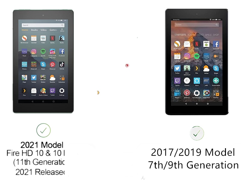 Case for Tablet Amazon Fire HD 10 2019 2021 Folding Magnet Cover for Funda Amazon Fire HD 10 HD10 2021 Plus 11th Gen Case Tablet. 