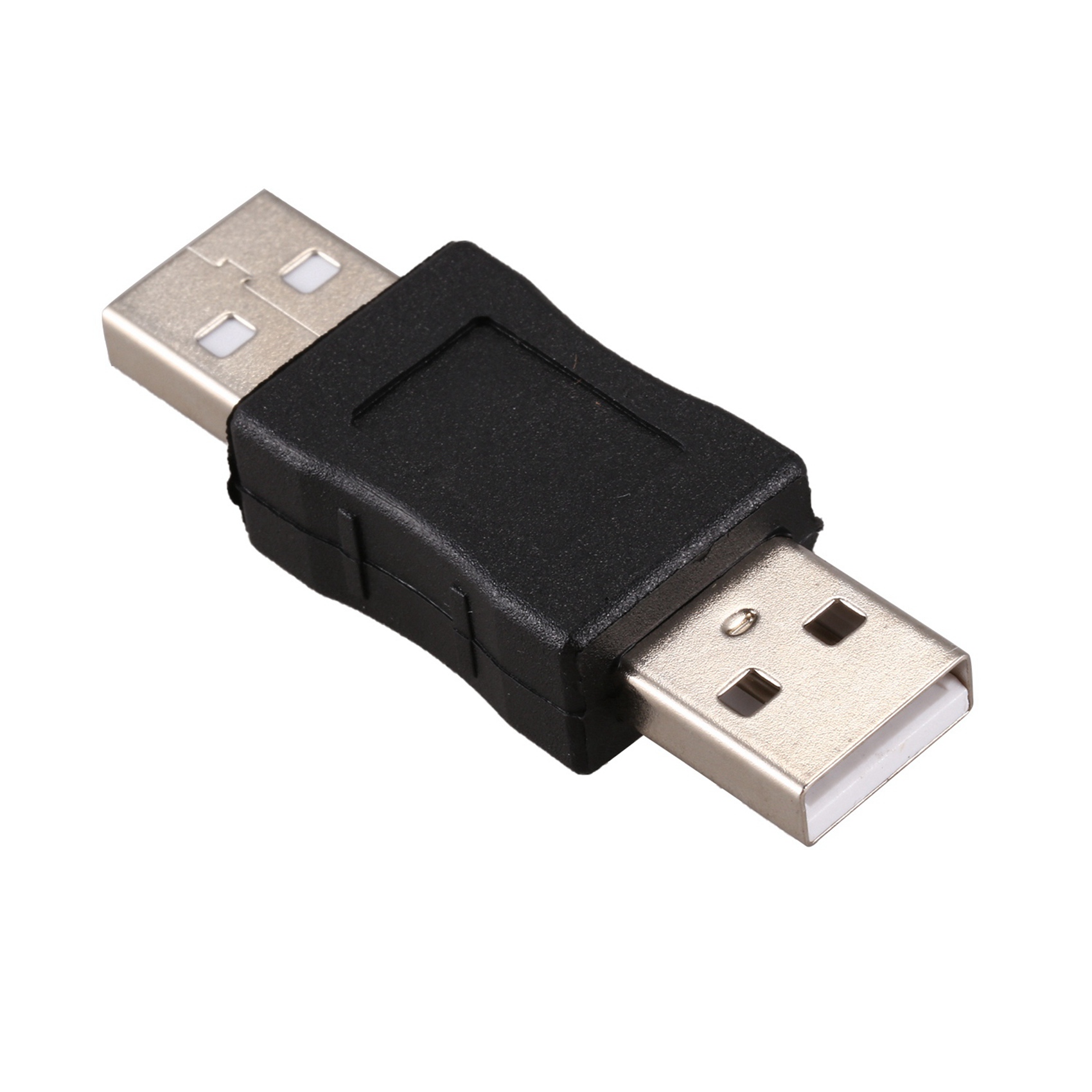 10X USB A Male to Male Connector Adapter Black