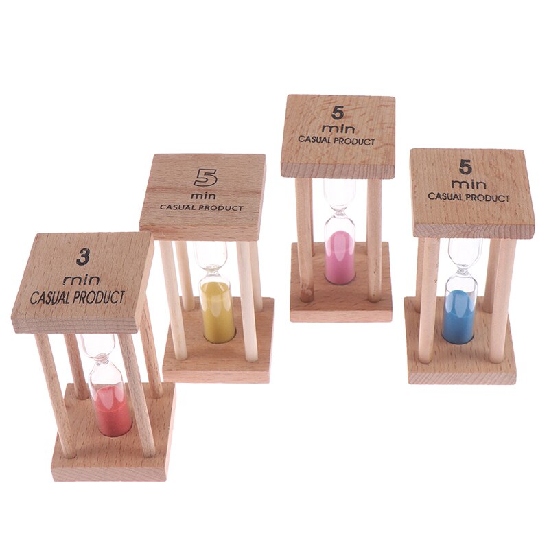 5Min Wooden Home Decoration Desktop Sand Clock Timers Sand Sandglass Hourglass Timer Clock Home Decor Gift Kitchen. 