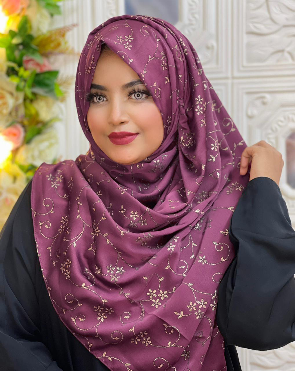 Long Hijab Scarf Muslim Lady Hijab Cap 