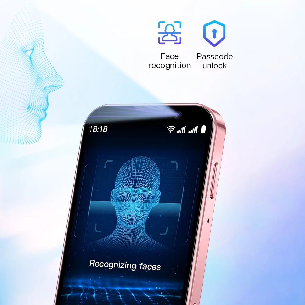 SOYES XS18 Pro Mini Smartphone 3G Network 3.0'' 2GB RAM 16GB ROM Android8.1 With Facial Recognition Dual SIM Standby Small Phone. 