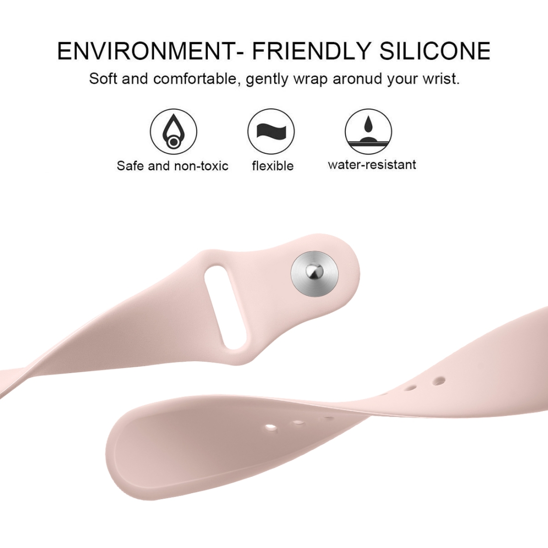 For Fitbit Versa 2 / Fitbit Versa / Fitbit Versa Lite Solid Color Silicone Watch Band, Size:L(White). 
