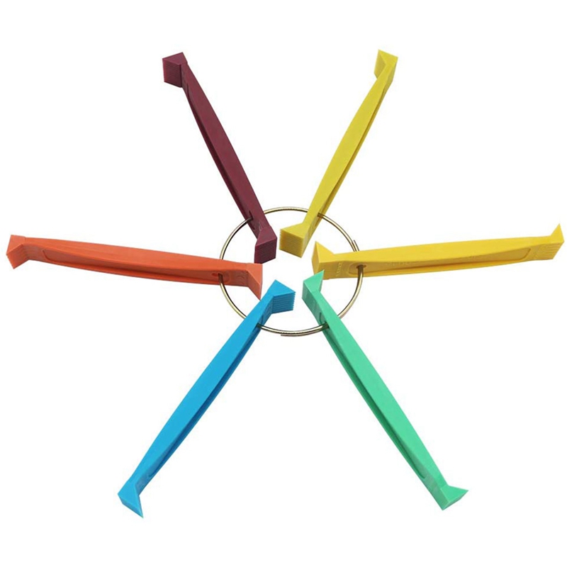 NANLIY- Fcr6 Fin Comb Set Plastic Colored Fin Coil Comb Radiator Fin Comb Straightener Condenser Coil Fin Comb. 