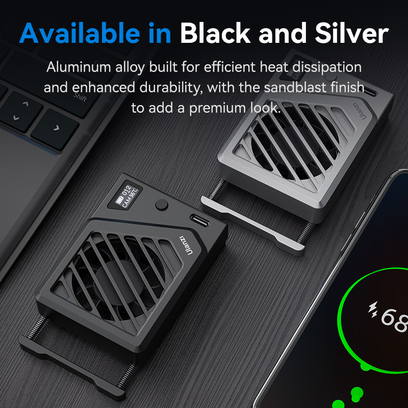 Ulanzi CA25 Camera Cooling System New Version Heat Sink Cooling Fan for Sony Canon FUJIFILM Nikon ZV-E1 FX30 A7M4 R8 R7 R6 XT4. 
