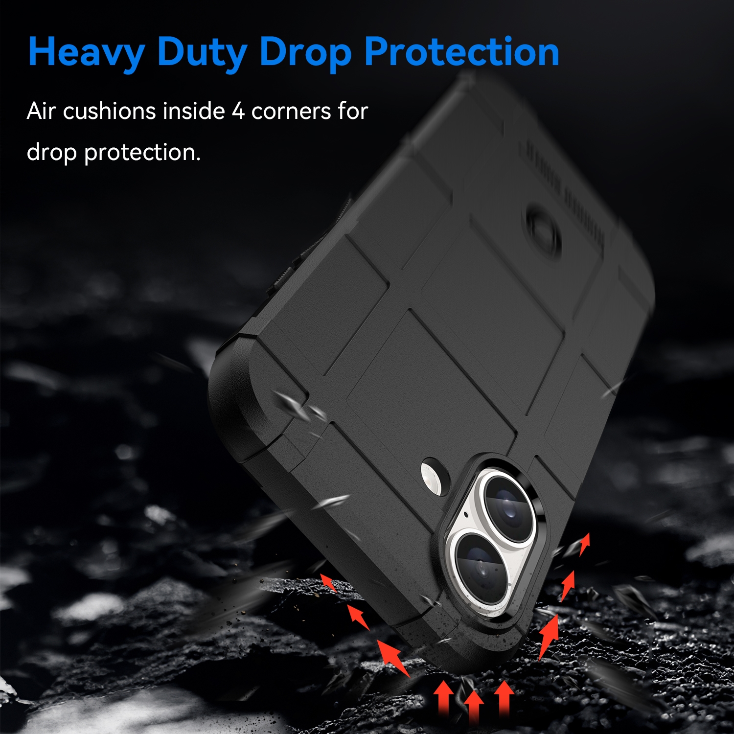 Full Coverage Shockproof TPU Phone Case For iPhone 16 Pro Max/iPhone 16/iPhone SE 2024/iPhone 16 Pro/iPhone 16 Plus. 