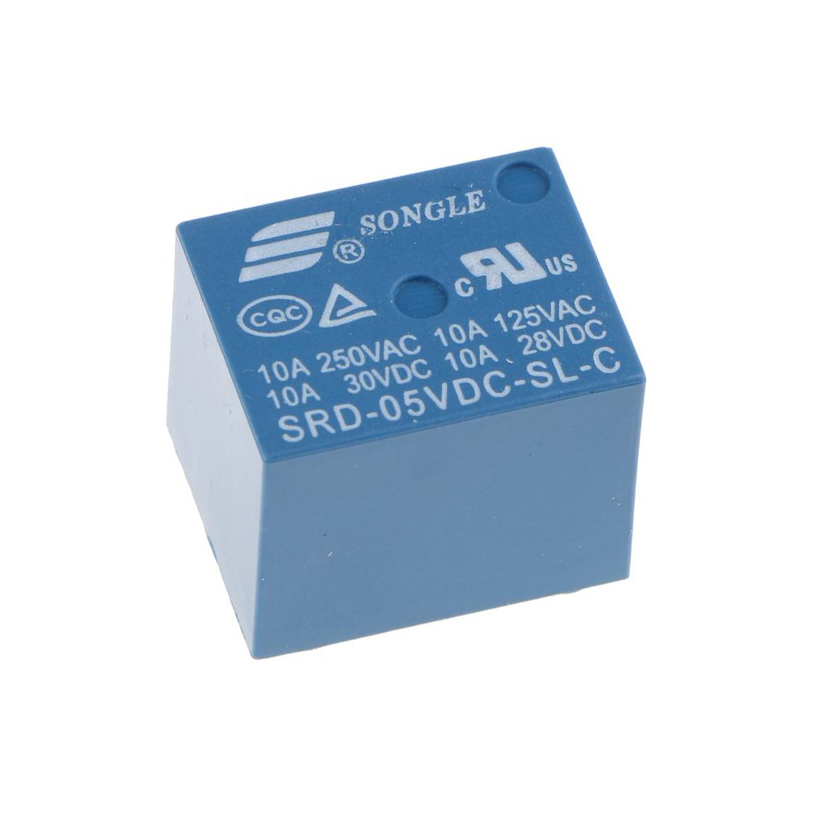 Songle 5 VDC Household Appliance 5 Pin PCB Relay SRD-05VDC-SL-C 1 Piece