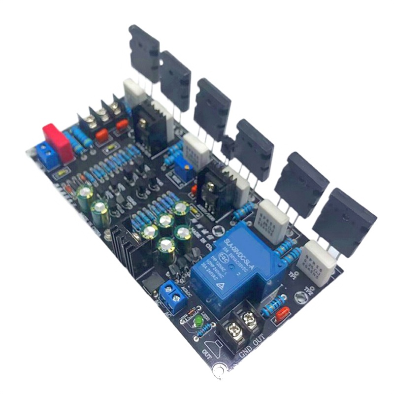 Mono 300W Power Amplifier Board 1943+5200 High Power Rear Stage Power Amplifier Board with Speaker Protection. 