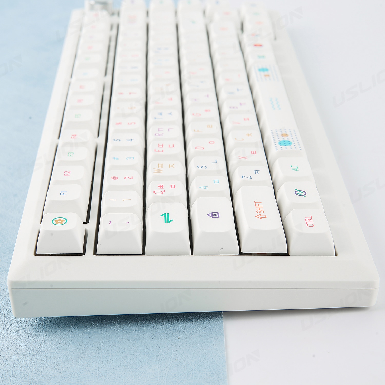127Keys Korean PBT Keycap Neon Theme XDA Profile For Gaming RGB Mechanical Keyboard Key Caps for Cherry MX Switch English Korea. 