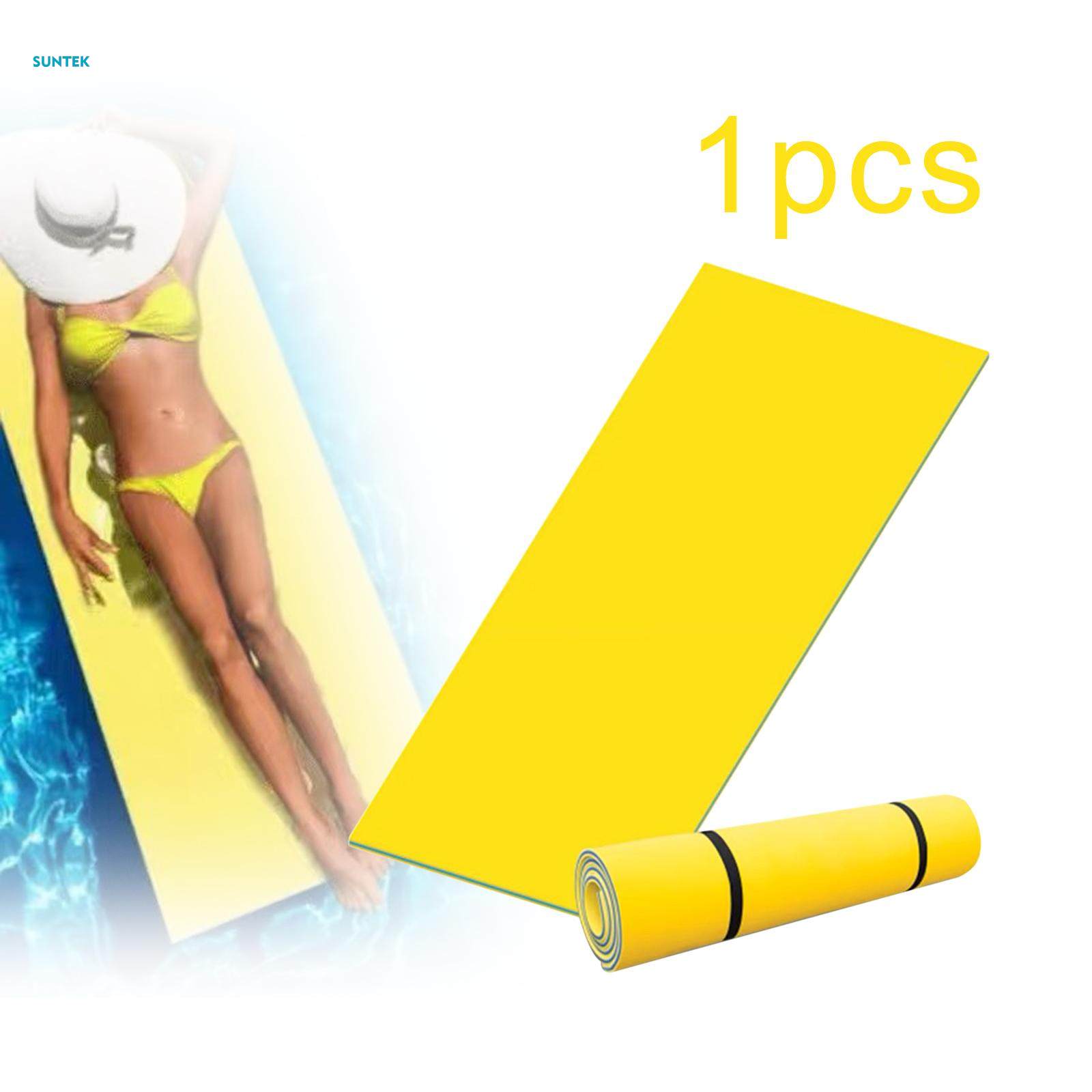 Water Float Mat Tear Resistant Roll up Mattress Pool Floats Mattress Float Mat Bed for Outdoor. 