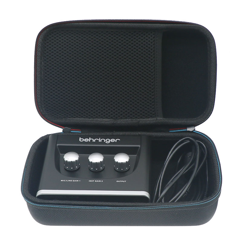 Suitable for Behringer U-Phoria UM2 USB Audio Interface case External sound card EVA hard case Portable travel storage case. 