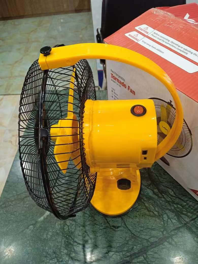LAVA Tornado Rechargeable Fan Fashionable Design (9") La-9A. 