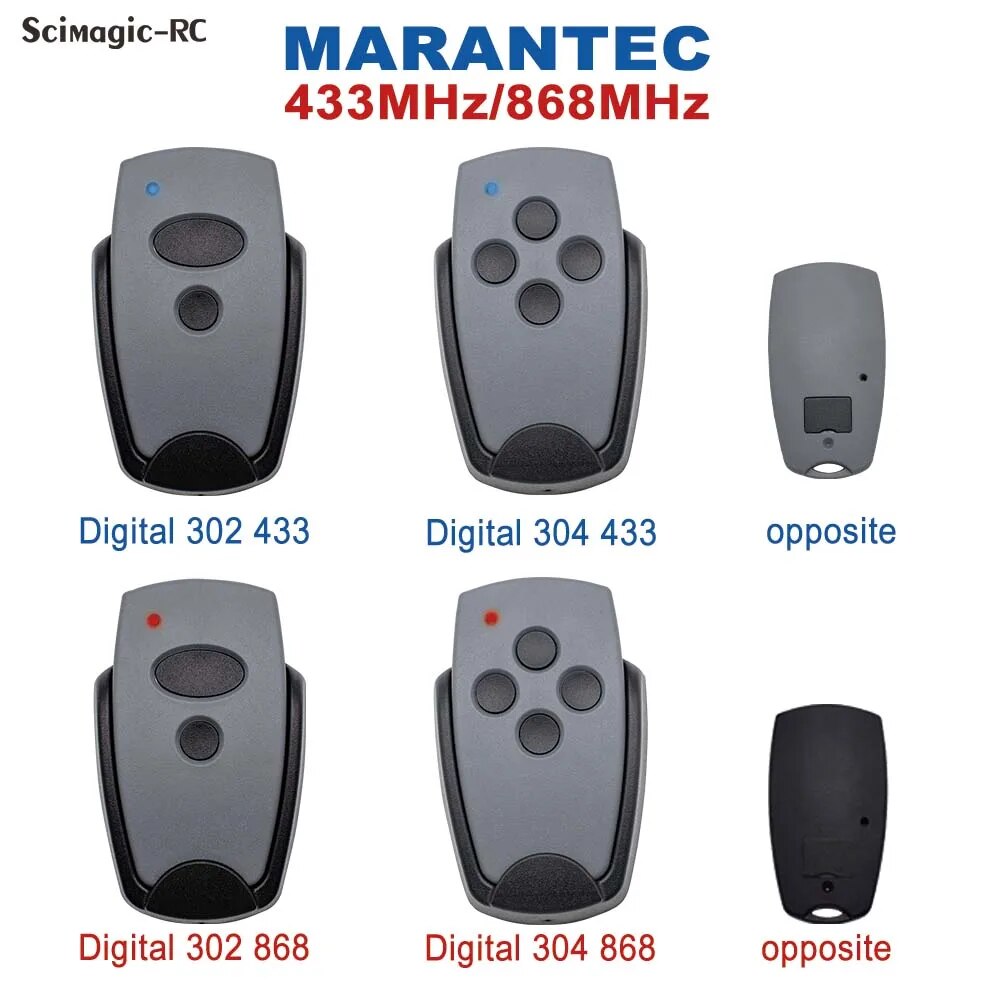 Marantec 868mhz/Marantec 433MHz Digital D302 D304 duplicator D382 D384 D313 321 Command 131 868.3MHz 433.92mhz. 