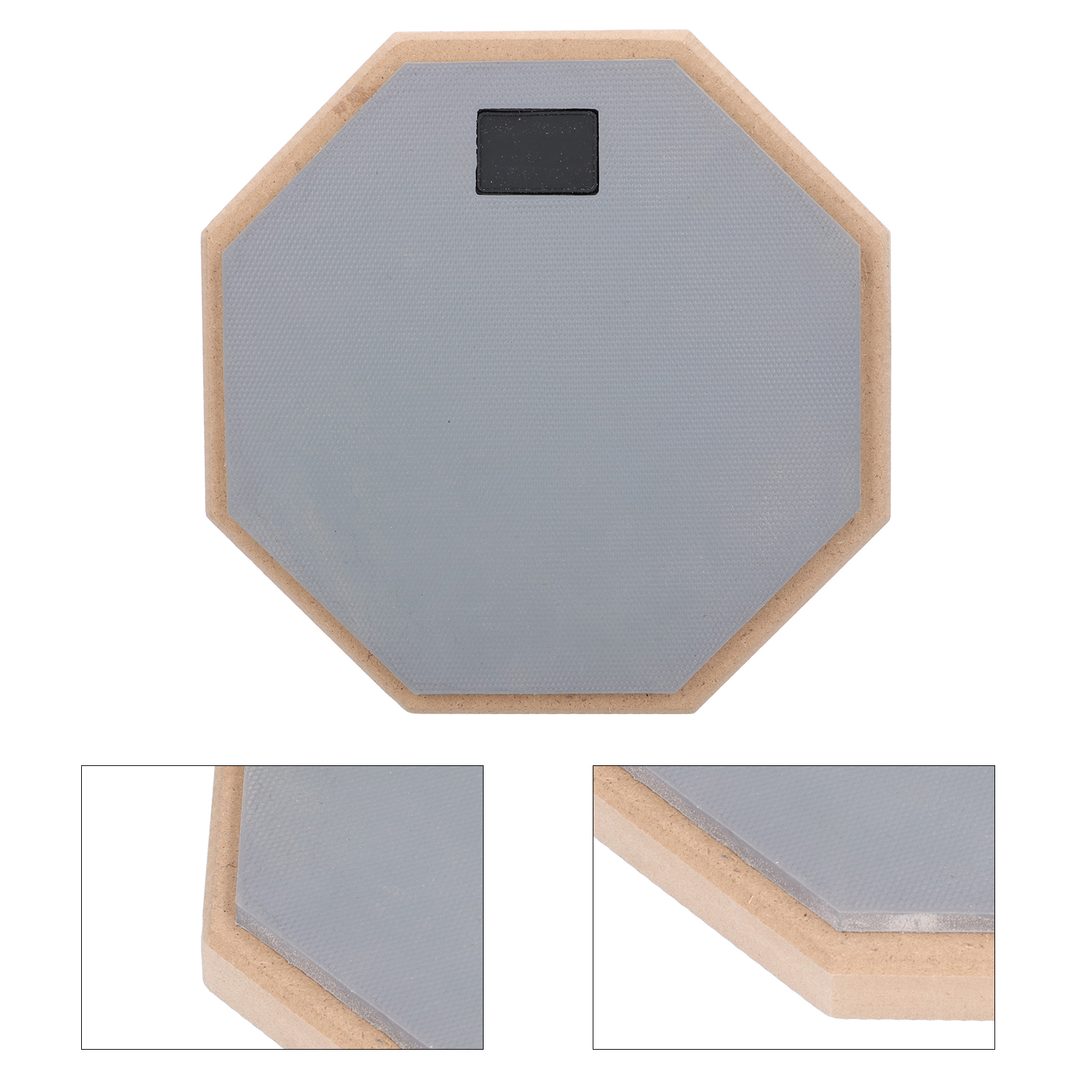 8in Silent Drum Pad Dumb Beginner Rubber Practice Percussion Accessories for Quiet Workouts on Drums and Your Lap. 