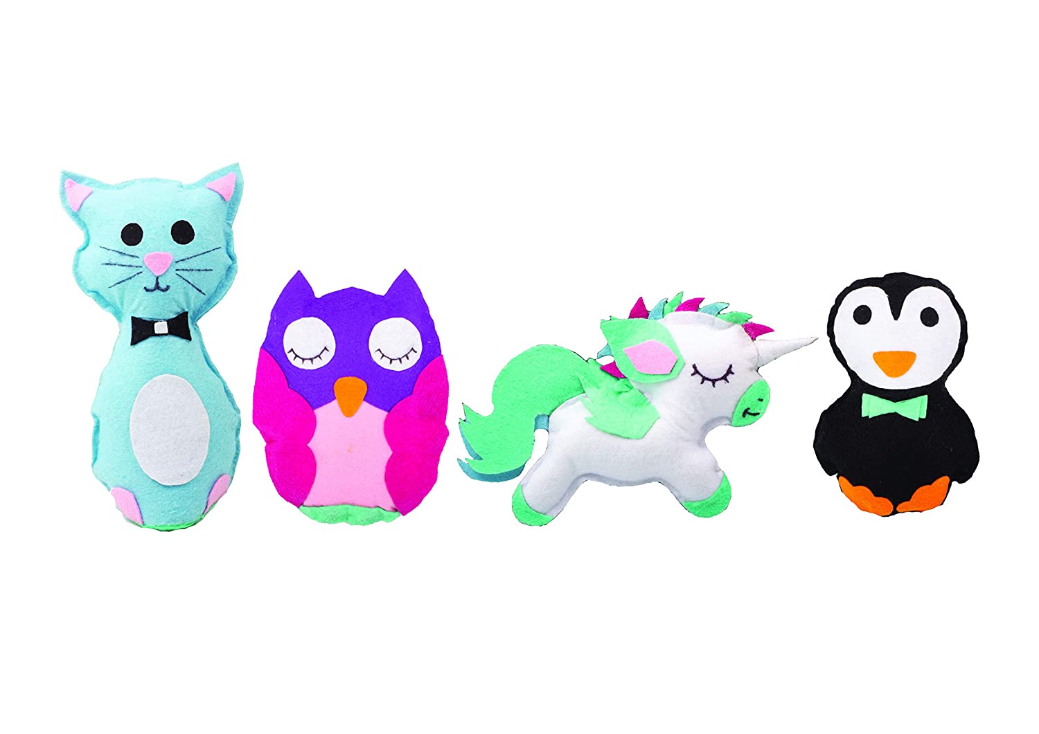 Handycrafts - DIY Plushies , Soft toy maker , Make your own stuffed animal , 5 years + , art and craft kit. 