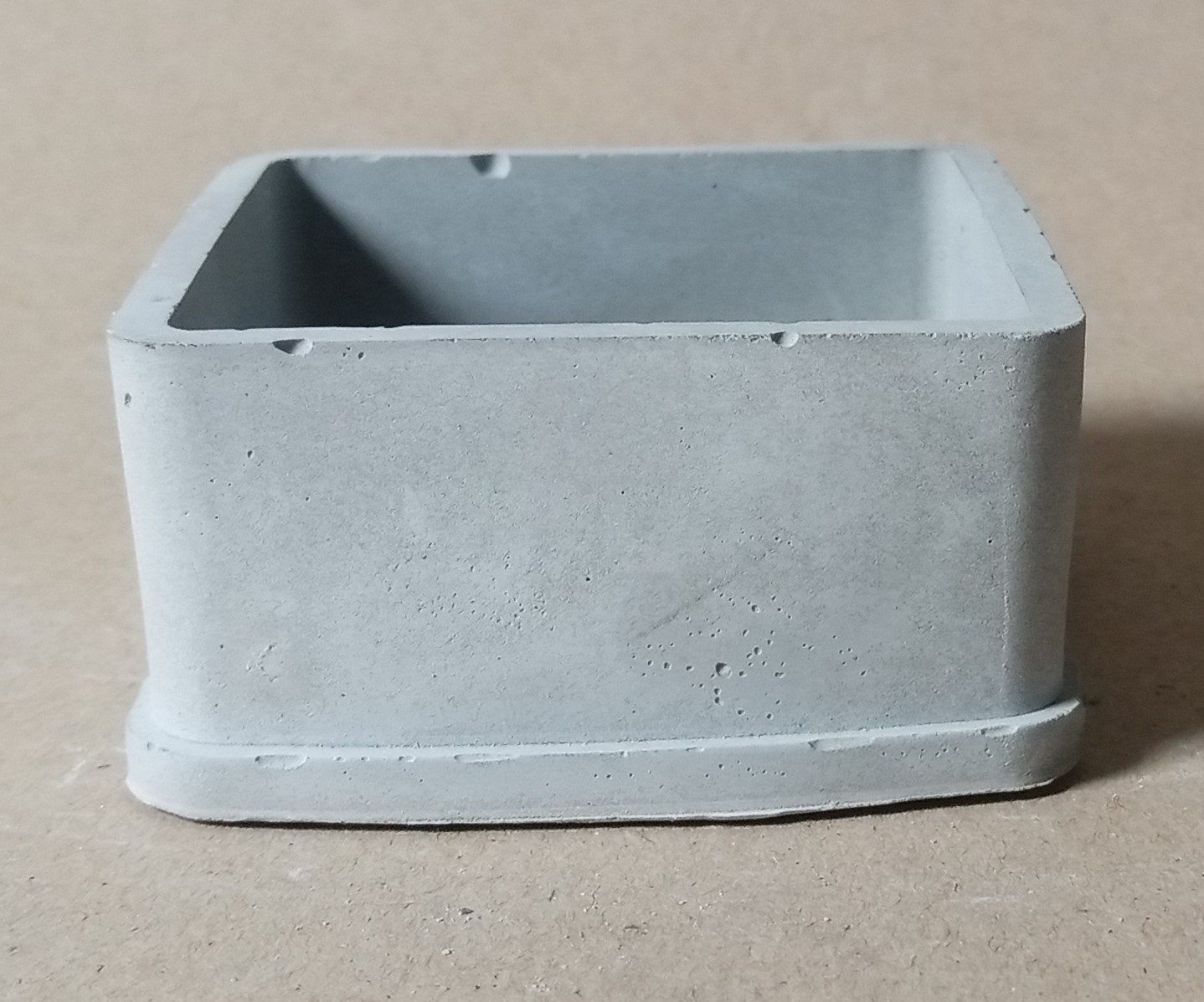 Square Shape Jar Without Lid Height ± 3.5 cm or 1.377 inch. 