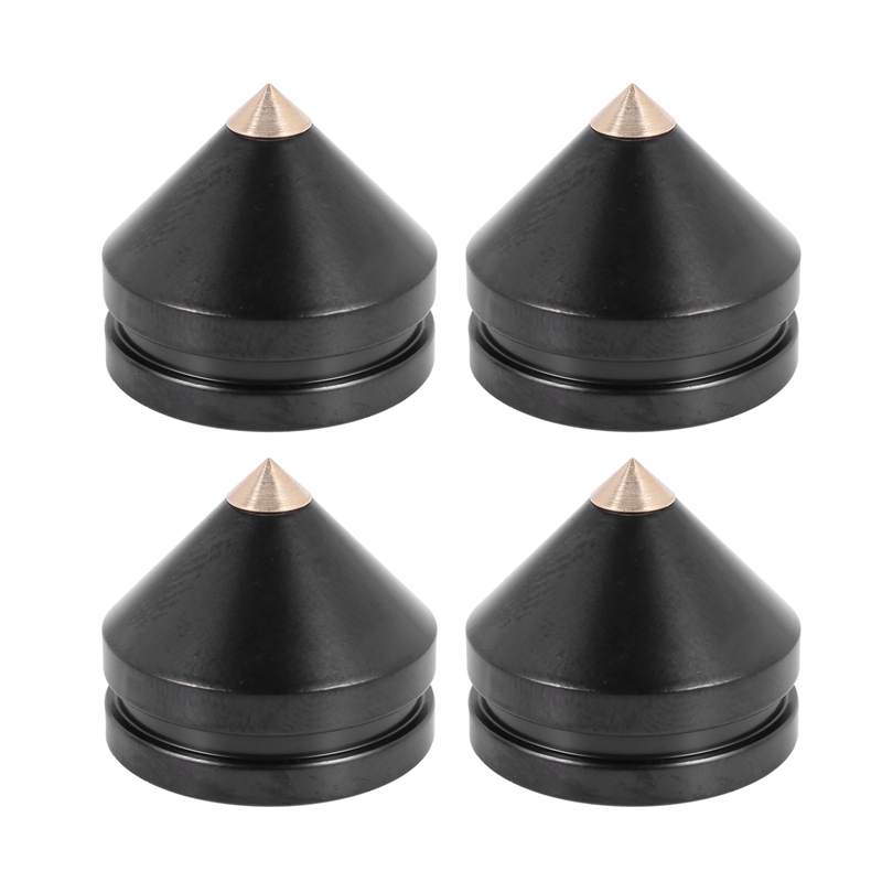 6 Sets Speaker Loudspeaker Spikes Stand Feets Turntable DIY Speaker Stand Shock Pin Nails and Pads Accessories