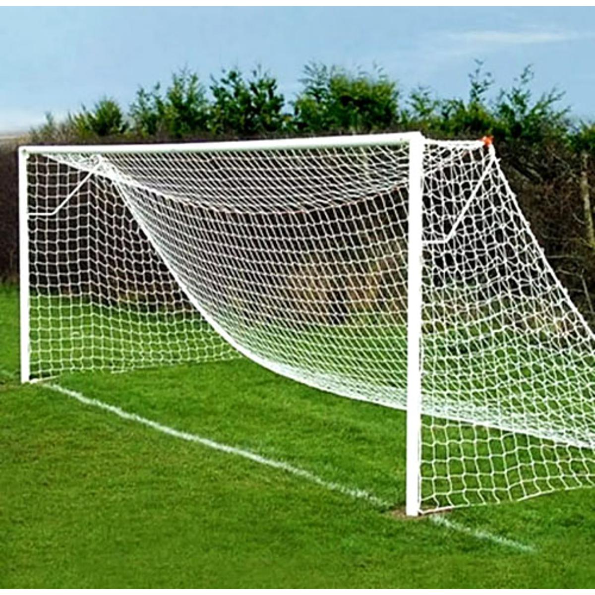 2 Pcs Football Soccer Goal Post Nets For Sports Training Match Replace Multi Size