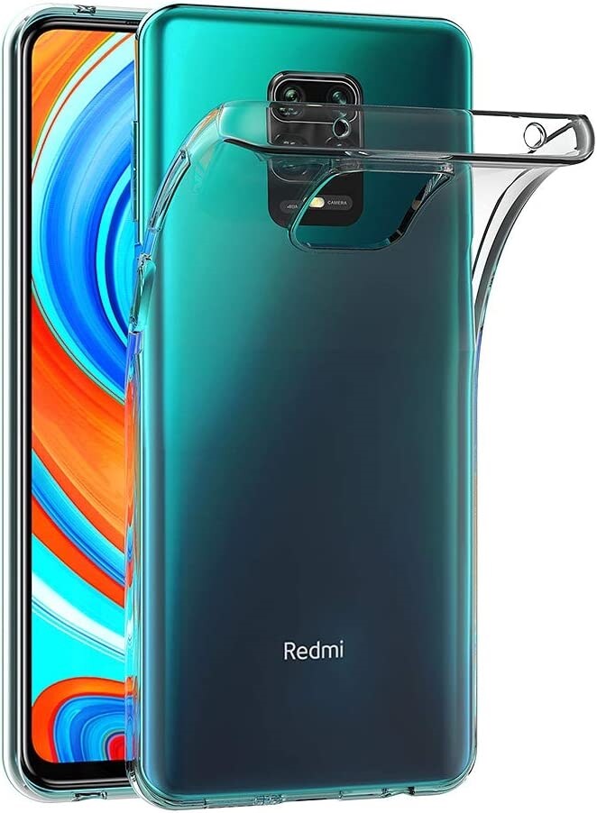 lthmy for Xiaomi Redmi Note 9S / 9 Pro Max / 9 Pro Ultra Slim Transparent Clear Soft TPU Case Cover