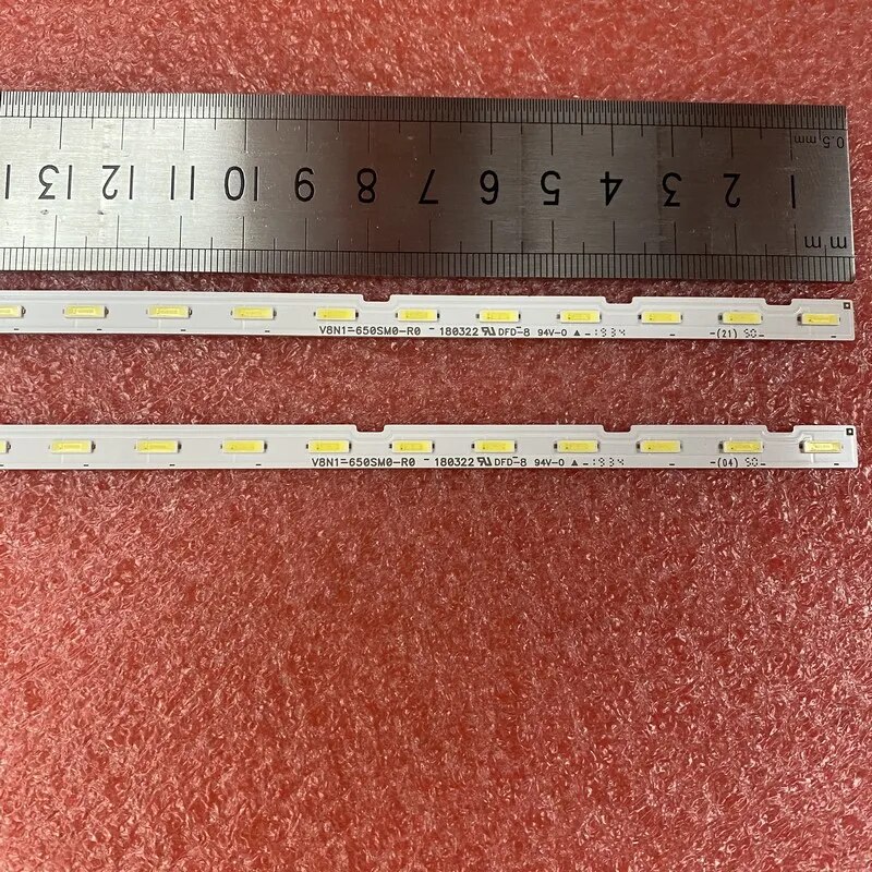 LED Backlight strip For TV UE65NU7100 UE65NU7300AK UN65NU6070 UE65NU7099 UE65RU7170U UE65NU7105K UE65NU7092U CY-NN065HGXV1H. 