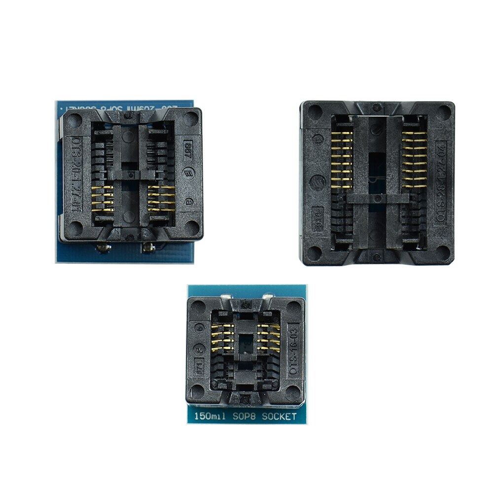 【happy one】2021 EZP2019 Programmer USB Support Win7&8 24 25 93 EEPROM Flash Bios Chip with 5 Adapters Smart Engineering Calculator. 