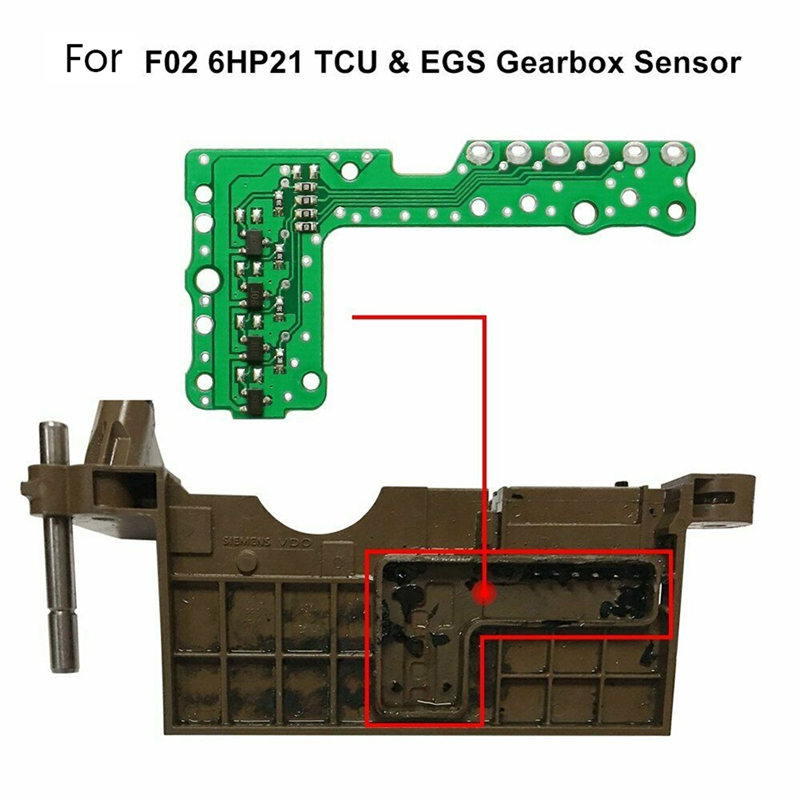 1 Piece F02 6HP21 Gearbox F02 Conductor Plate TCU ECU Shift Position Sensor Green Automotive Supplies for BMW 7 Series L1 L2 L3 L4. 