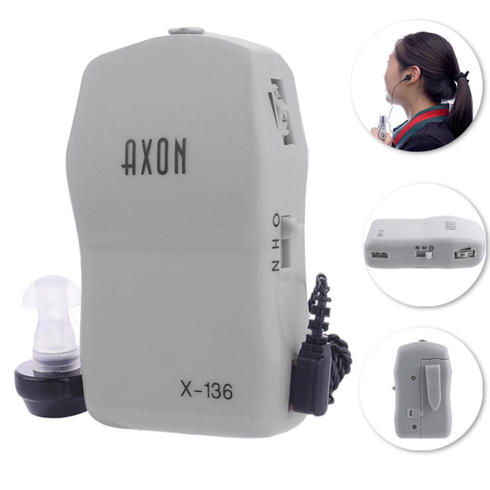 Axon X-136 Pocket Type Hearing Aid Sound Amplifier. 