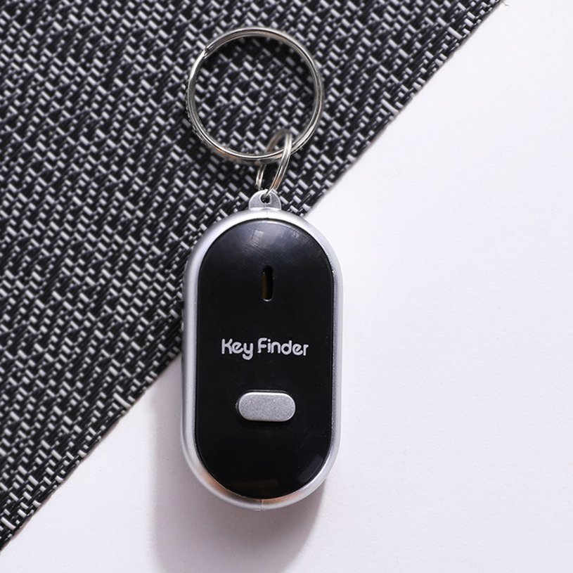 Portable Size Anti-lost Whistle Key Finder Flashing Beeping Alarm Reminder. 