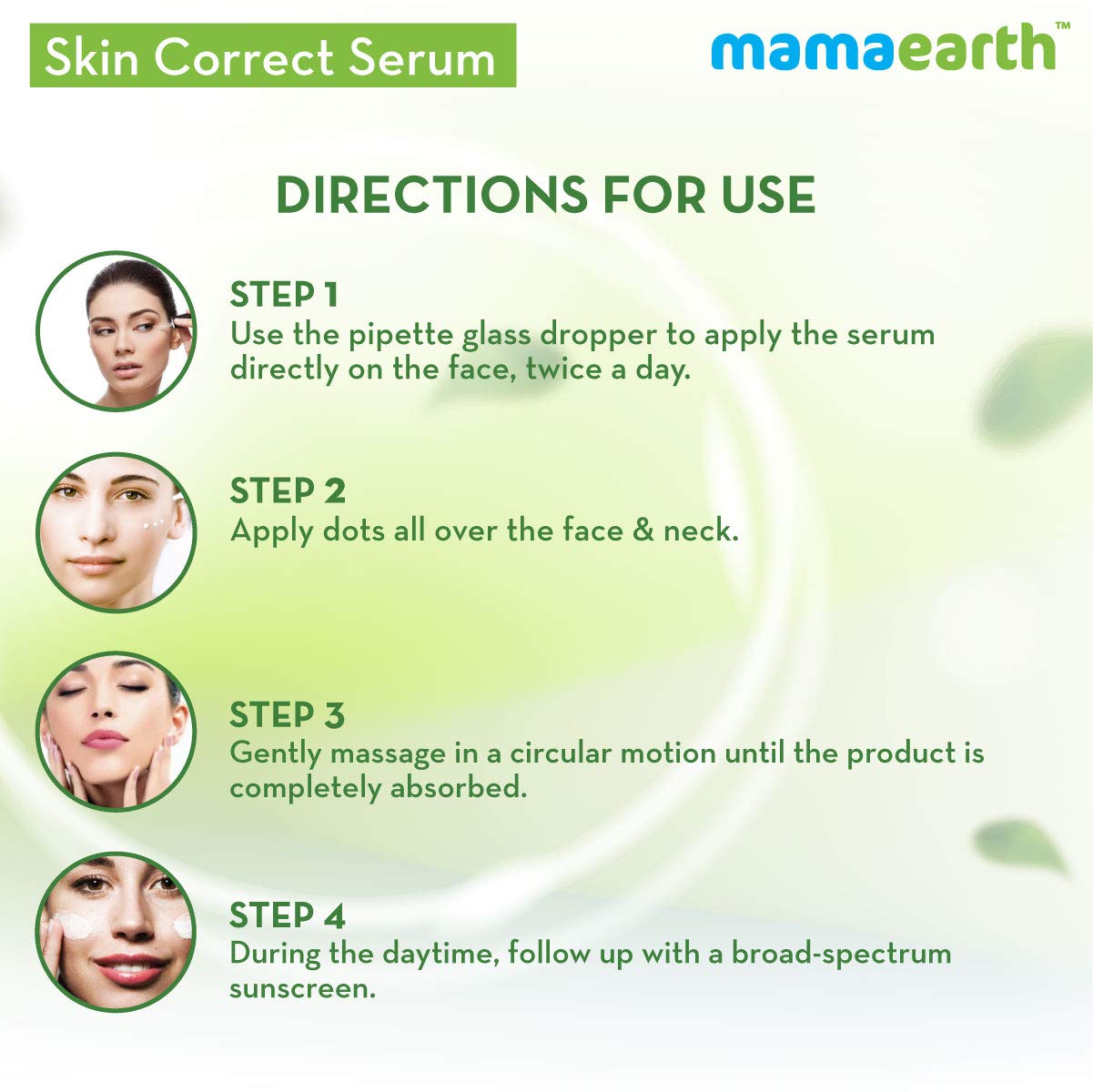 Mamaearth Skin Correct Face Serum with Niacinamide and Ginger Extract for Acne Marks & Scars - 30 ml. 