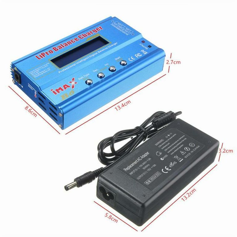 iMAX B6 80W 6A Lipo Battery Balance Charger With Power Supply Adapter EU Plug