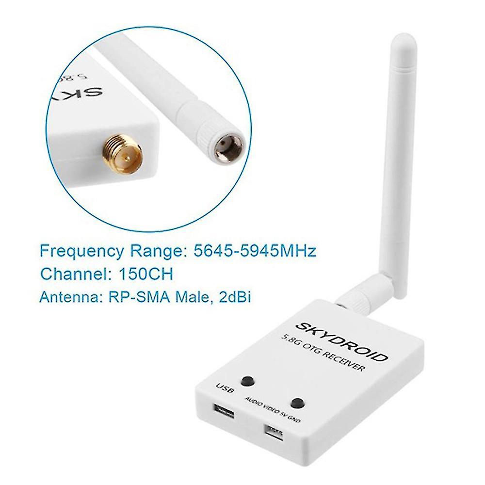 Skydroid 5.8Ghz 150CH UVC OTG Smartphone FPV Receiver for Android Tablet PC VR Headset FPV System RC Drone. 