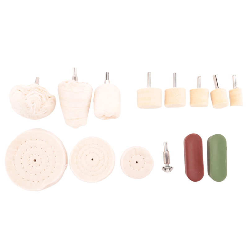 14Pcs Polishing Accessories,Screwdriver,Drill Bit, Polishing Disc Set