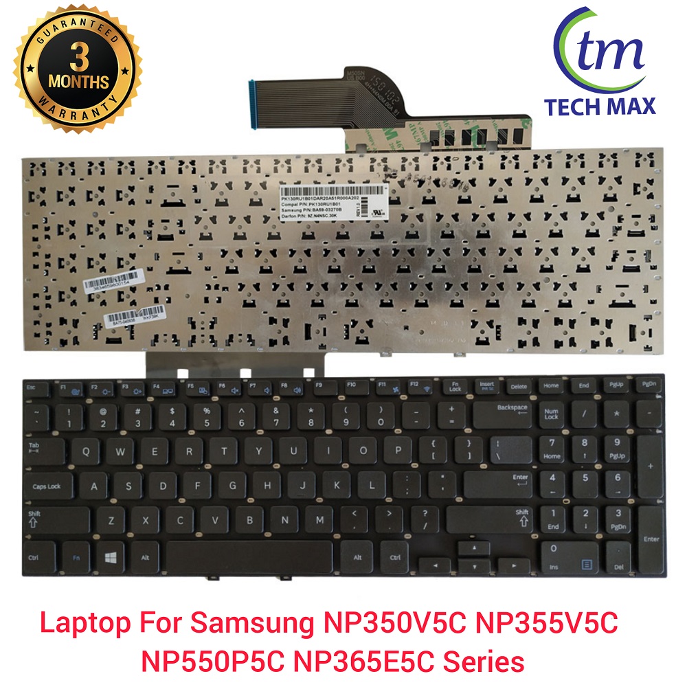 Laptop Keyboard For Samsung 355E5C NP355E5C 350V5C NP350V5C 355V5C NP355V5C 550P5C NP350E5A Black. 