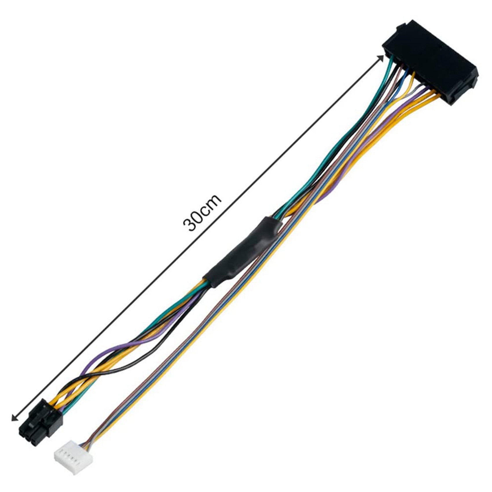 for HP Elite 8100 8200 8300-2 x ATX Main 24-Pin to 6-Pin PCI-E PSU Power Adapter Cable-Photo Color. 