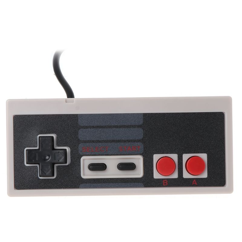 2022 New Usb Gaming Controller Plug-Play Plastic Blackgray For Nes Pc New. 
