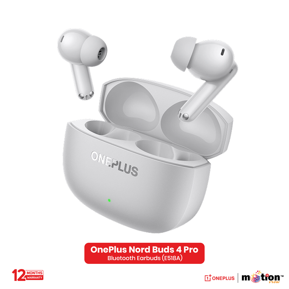OnePlus Nord Buds 4 Pro Upto 55dB Noise Cancellation Bluetooth Earbuds