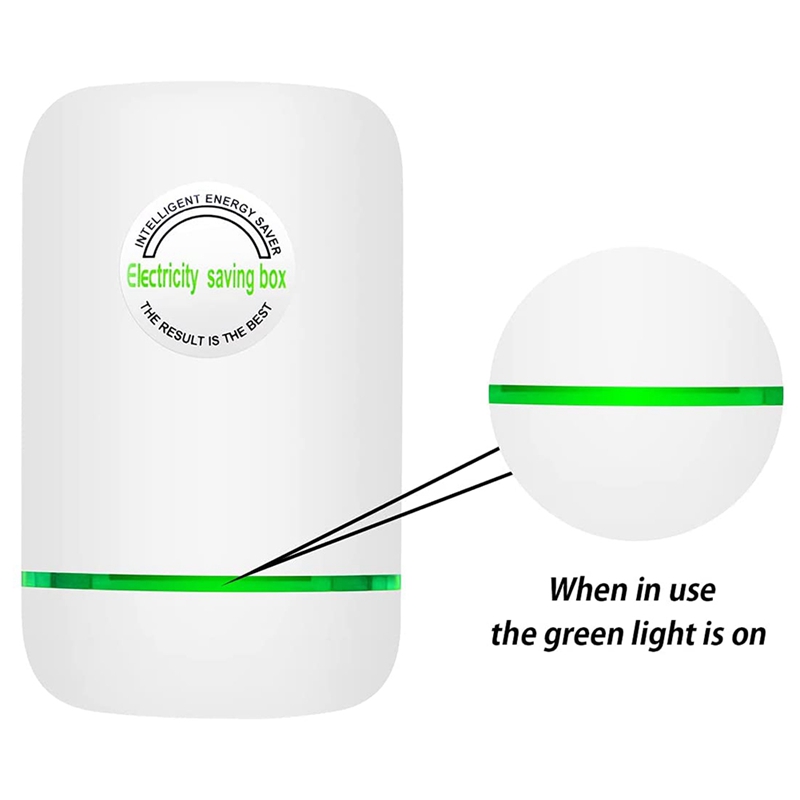 2PCS Power Save, Energy Saver, Electricity Saving Box Household Office Market Device Electric Smart US Plug. 