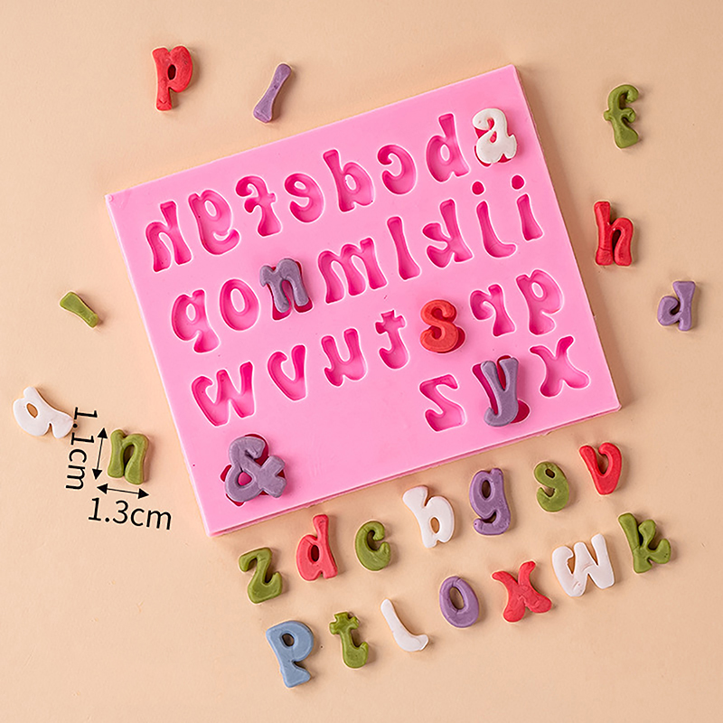Fondant Mold Small Letter Molds For Chocolate Cute Small English