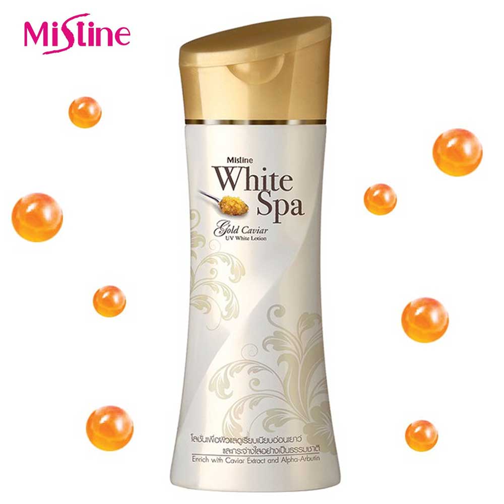 Mistine White Spa Gold Caviar UV White Body Lotion 200ml