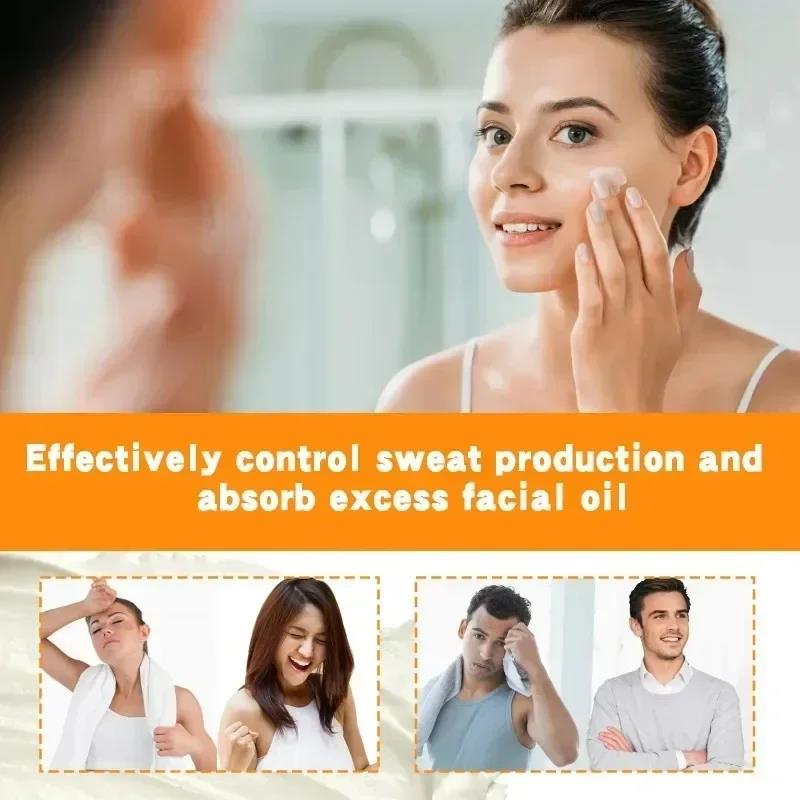 Face Antiperspirant Anti Sweat Forehead Scalp And Oily Face Control Sweat Absorbing Face Lotion Skin-friendly Formula 50ml. 