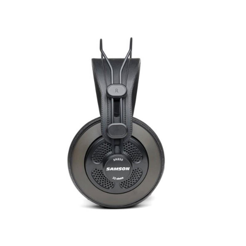 Original Samson SR850 monitoring headset with velour earpads semi-open-monitor headphone for studio,PC recording karaoke game. 