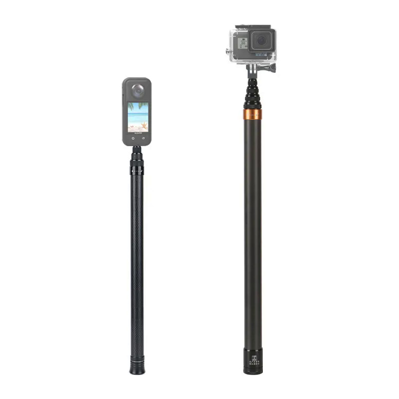 Invisible Selfie Stick For Insta360 X3/Action 3/Gopro Carbon Fiber 3M Invisible Extended Edition Selfie Stick Cameras Accessory. 
