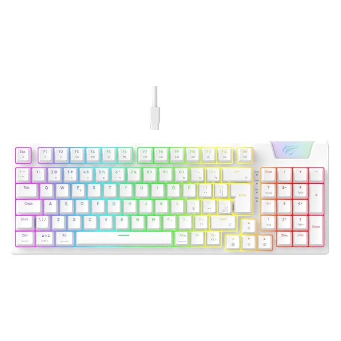 Havit KB885L-PB RGB Gaming Mechanical Keyboard. 