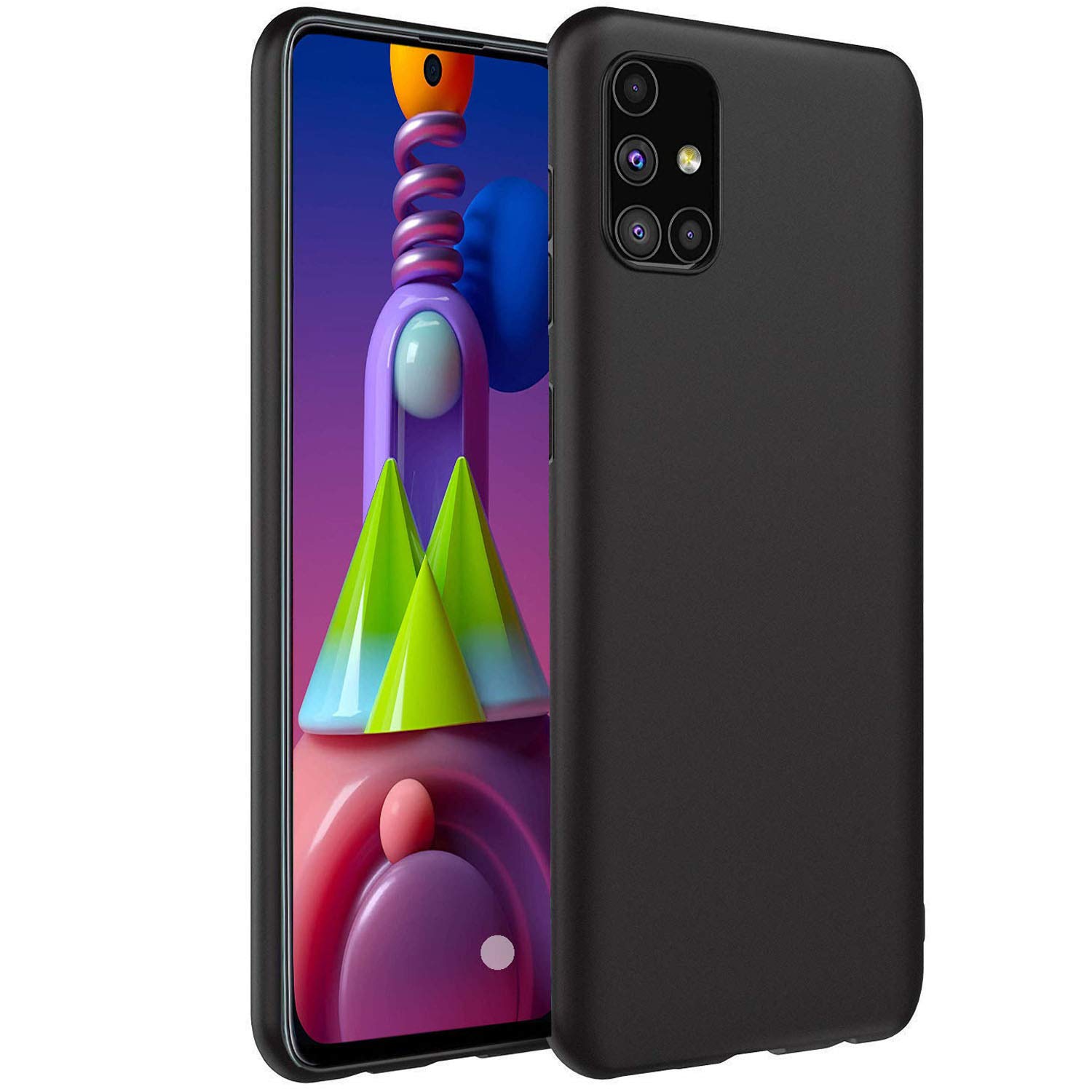 Galaxy M51 Mobile Back Cover Samsung Galaxy M51 Silicone Matte