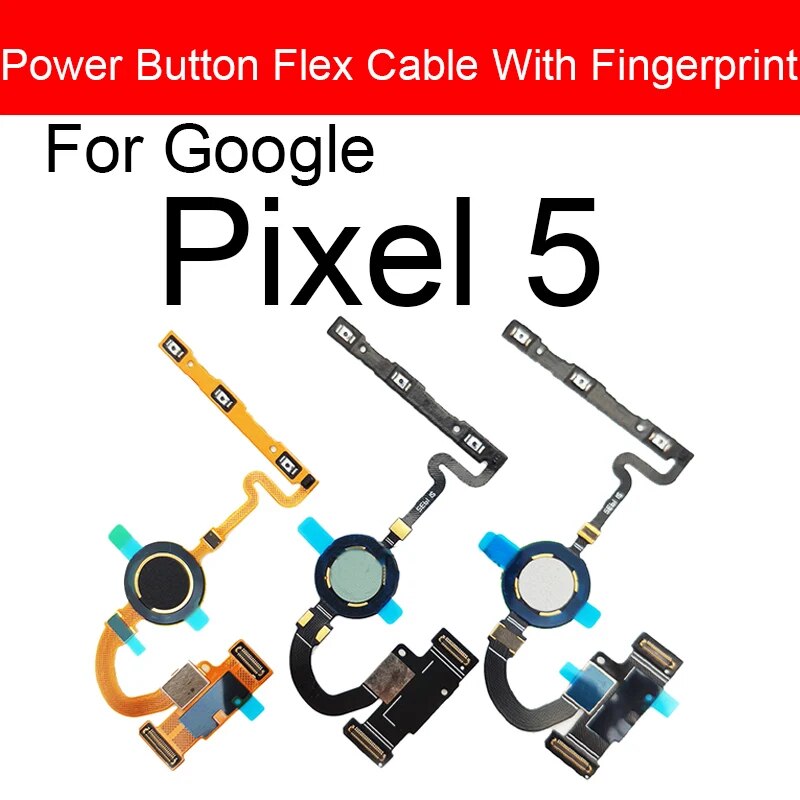 Power Volume Flex Cable For Google Pixel XL 2 2XL 3 3XL 3A 4 4XL 4A XL 5 5A 5G Side Buttons Power Volume Key Flex Ribbon Parts. 