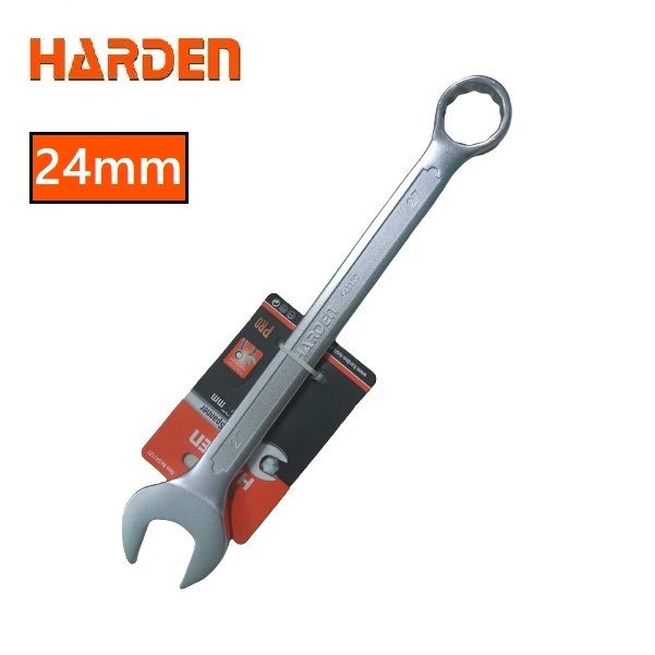 Harden 24mm Combination Spanner Wrench Spanner Fixed Flat Torque Head 541124. 